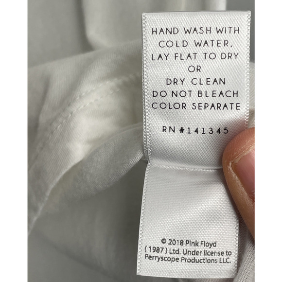 Daydreamer x Free People Pink Floyd Baby Tee Sz XS Short Slv Band Tee Rock Boho - Picture 9 of 9